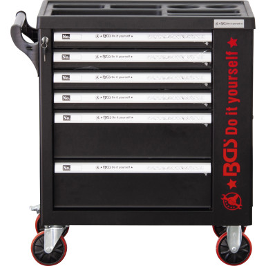 BGS Werkstattwagen 6 Schubladen 1 Seitentür leer BGS Do it yourself 6055-1
