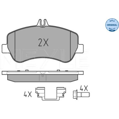Bremsbelagsatz Db P. X204 Glk220-350 08 | 252486720