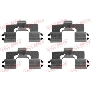 391-1666 Montagesatz f.Bremsklötze | MAZDA MX-5 00 | 109-1666