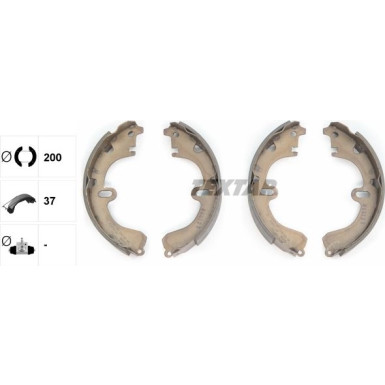 91032500 Bremsbackensatz 91032500 Bremsbackensatz