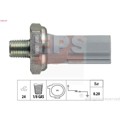 EPS Druckschalter 1.800.187 Made in Italy - OE Equivalent