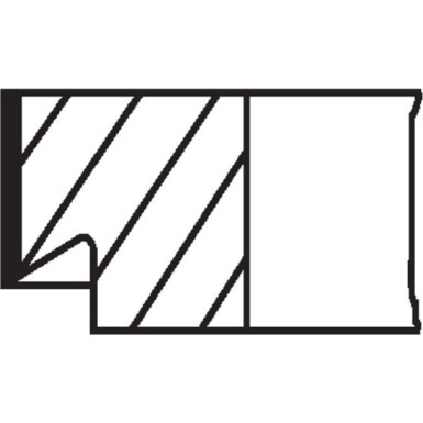 MAHLE Kolbenringsatz | 013 17 N2