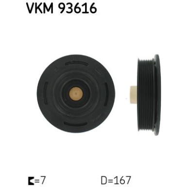 SKF Riemenscheibe, Kurbelwelle SKF Riemenscheibe, Kurbelwelle