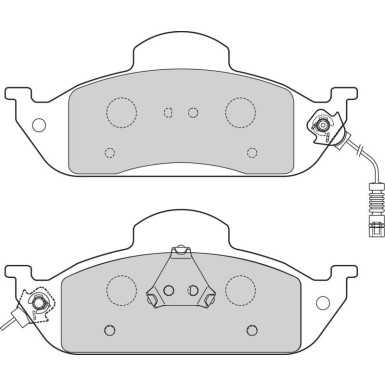 VALEO Bremsbeläge 302624