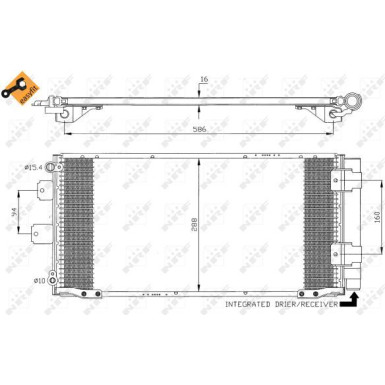 Kondensator, Klimaanlage EASY FIT 35436