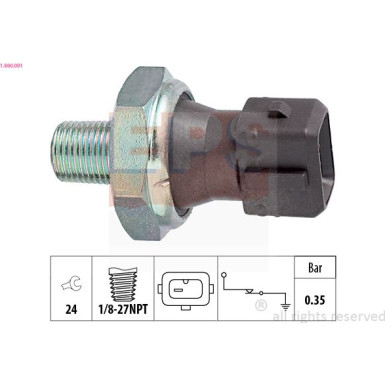 Íldruckschalter Made in Italy - OE Equivalent 1.800.091 Íldruckschalter Made in Italy - OE Equivalent 1.800.091