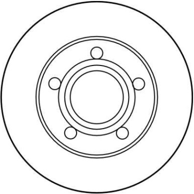 Bremsscheibe Vw T. A100/200 | DF2666