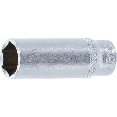BGS Steckschlüssel-Einsatz Sechskant, tief | Antrieb Innenvierkant 6,3 mm (1/4"""") | SW 13 mm | 10513