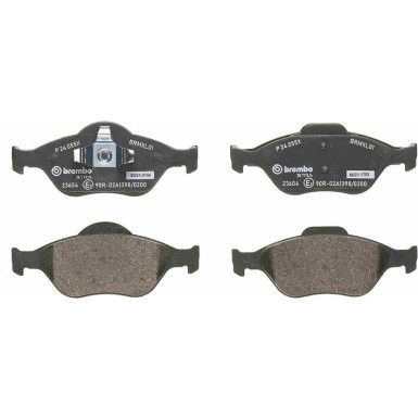 BREMBO Bremsklötze Xtra VA | FORD Fiesta, Ka MAZDA 121 96-12 | P 24 055X