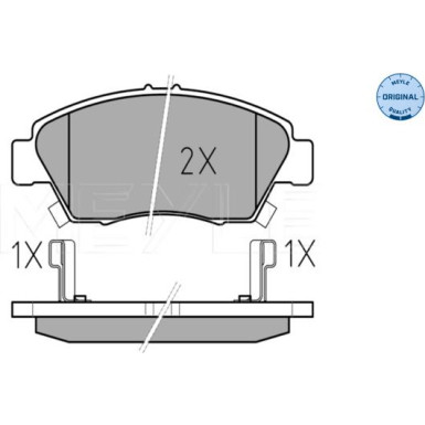 Bremsbelagsatz Honda P. Civic/Crx 1,3-1,7 91- Mit Sensor | 025 216 9416/W