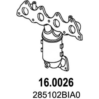 Katalysator | KIA Ceed,Venga 06 | 16.0026