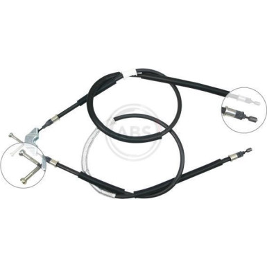 A.B.S. Handbremsseil Seilzug Festellbremse A.B.S. Handbremsseil Seilzug Festellbremse