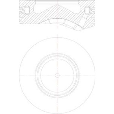 MAHLE Kolben 081 PI 00105 000 MAHLE Kolben 081 PI 00105 000