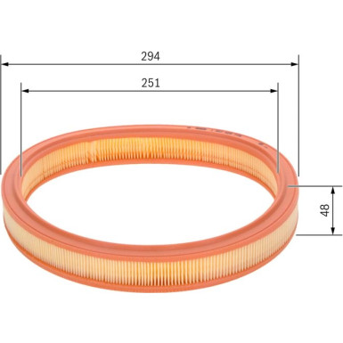 Luftfilter | FORD Escort | 1457429775