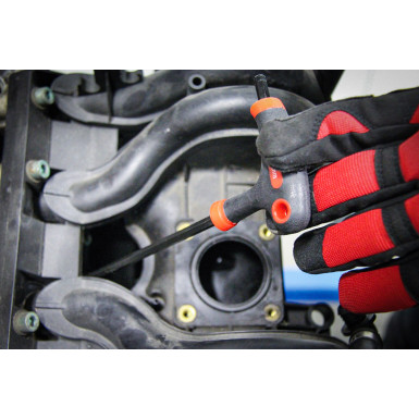 BGS Schraubendreher-Satz mit T-Griff und seitlicher Klinge T-Profil (für Torx) mit Bohrung T10 - T50 9-tlg BGS Do it yourself 7880