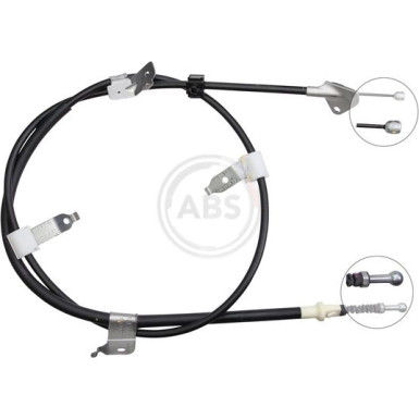 A.B.S. Handbremsseil Seilzug Festellbremse | K12070