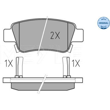 Bremsbelagsatz Honda T. Cr-V 2.0/2.2Ctdi 06- Mit Sensor | 025 246 3516/W
