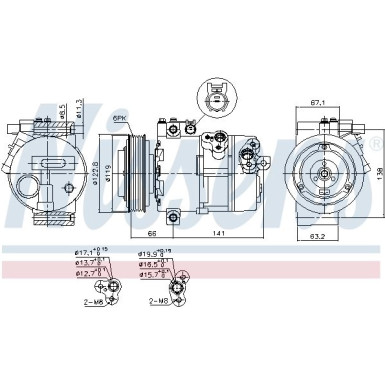 Kompressor PKW Kia Sorento II 2.0/2.2 CRDi 10 FIRST FIT 890394