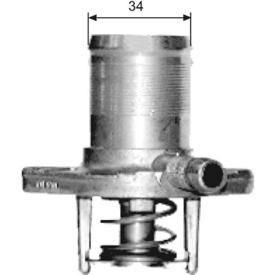 Gates Thermostat RENAULT Kangoo 1.2 TH15289G1