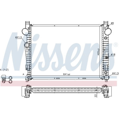 Wasserkühler PKW | MERCEDES W 220 S280-S320 98 | 62771A