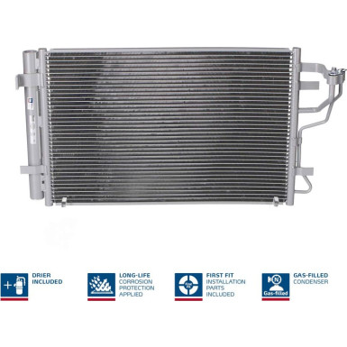 Kondensator PKW HYUNDAI i30 07 FIRST FIT 940006