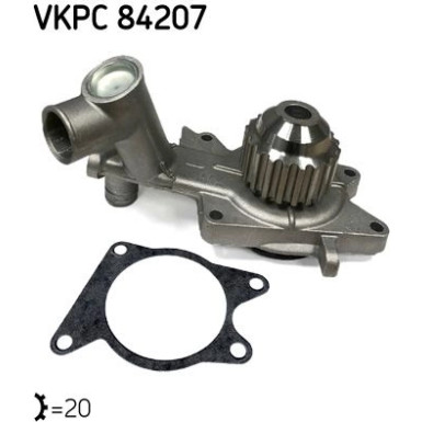 SKF Wasserpumpe VKPC 84207 SKF Wasserpumpe VKPC 84207