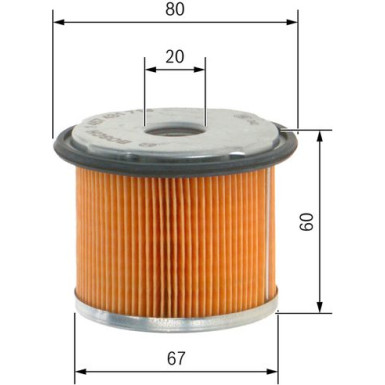 BOSCH | Automotive Kraftstofffilter | 1457431713