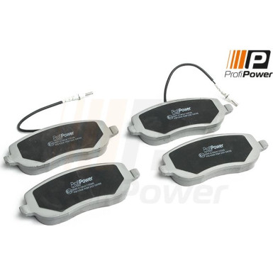 PROFIPOWER Bremsbelagsatz, Scheibenbremse | 1B1050