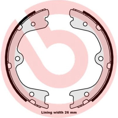 S 56 546 Bremsbackensatz, Feststellbremse ESSENTIAL LINE S 56 546 Bremsbackensatz, Feststellbremse ESSENTIAL LINE