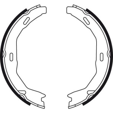 15 461 008 Bremsbacken | MERCEDES W204,C207 07 | GS8745