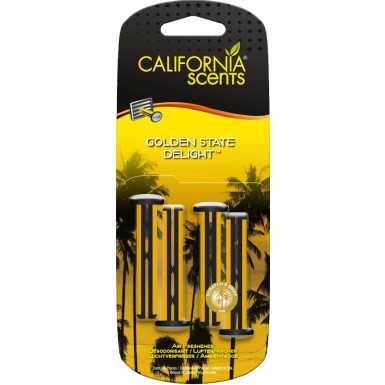 E303202100 California Scents Vent Sticks - Golden State Delight 4er Pack