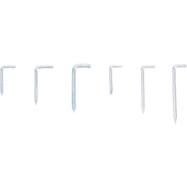 BGS Stahl-Bilderhaken-Sortiment 48-tlg BGS Do it yourself 88164