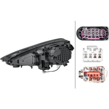 SCHEINWERFER R HELLA | PORSCHE CAYENNE 10 | 1EL 011 745-581