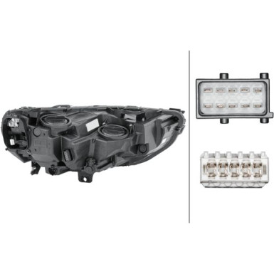 SCHEINWERFER L H7/H7/LED HELLA | OPEL INSIGNIA B 6,17 | 1EG 354 869-031 SCHEINWERFER L H7/H7/LED HELLA | OPEL INSIGNIA B 6,17 | 1EG 354 869-031