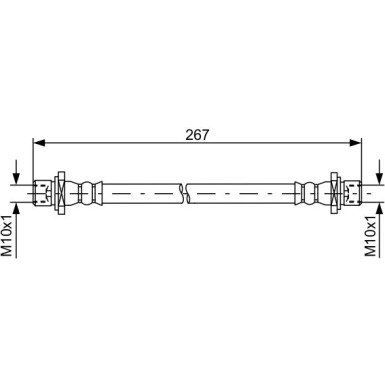 Bremsschlauch | SUBARU Legacy | 1987481584
