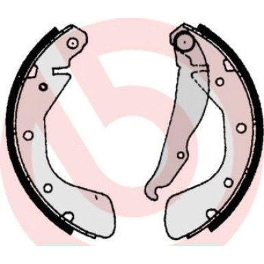 Bremsbackensatz HA CHEVROLET Epica, Lacetti 03-18 ESSENTIAL LINE S 59 513