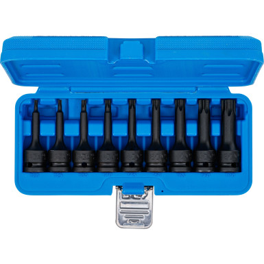 BGS Kraft-Bit-Einsatz-Satz | Antrieb Innenvierkant 12,5 mm (1/2"""") | T-Profil (für Torx) T20 - T70 | 9-tlg | 5480
