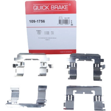 391-1756 Montagesatz f.Bremsklötze | SUBARU Tribeca | 109-1756