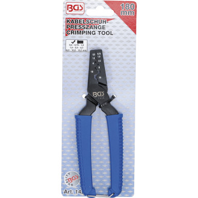 BGS Kabelschuh-Presszange | für Aderendhülsen bis 16,0 mm² | 1429