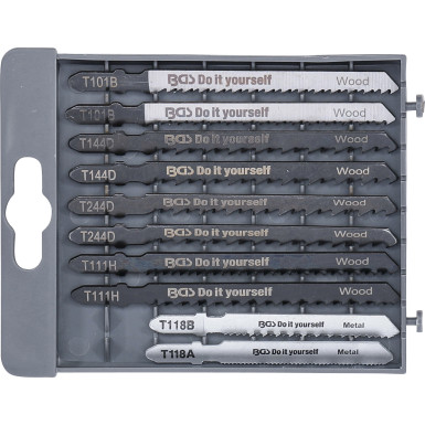 BGS Stichsägeblatt-Satz | 10-tlg | 50355