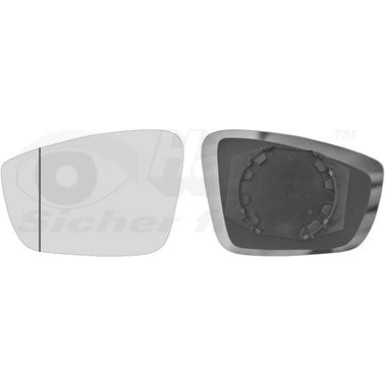 Spiegelglas, Außenspiegel VW Up asphärisch Citigo/Mii OE 6RU 857 521 A HAGUS 5701831