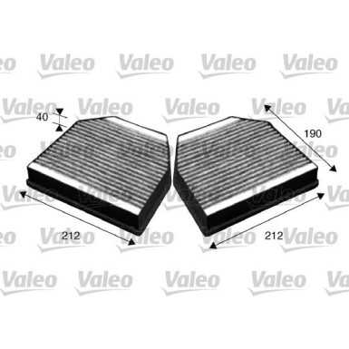 Innenraumfilter Db R129 Sl350-600 Mit Aktivkohle 2 Stk | 715621