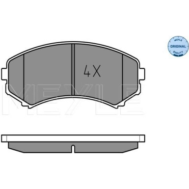 Bremsbelagsatz Mitsubishi P. Pajero 00- Mit Sensor | 025 234 8816/W