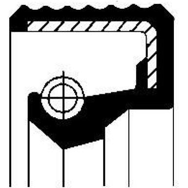 Wellendichtring, Automatikgetriebe | 01025607B