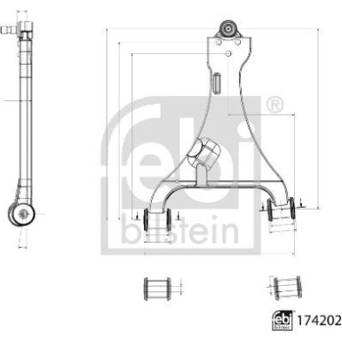 FEBI BILSTEIN Achsarm | 174202