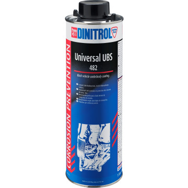 DINITROL 482 Universal Unterbodenschutz Schwarz 1 Liter Saugdose | 1 lt Dose | 1101510