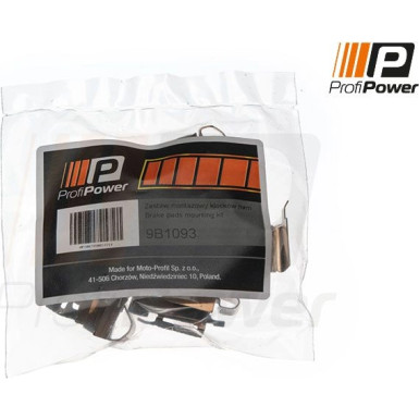 PROFIPOWER Zubehörsatz, Scheibenbremsbelag 9B1093 PROFIPOWER Zubehörsatz, Scheibenbremsbelag 9B1093
