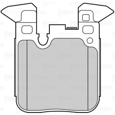 VALEO Bremsbeläge 302266