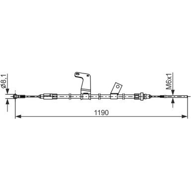 Handbremsseil | HONDA CR-V 2 01-07 | 1987482834
