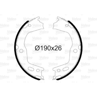 VALEO Bremsbacken | 564166